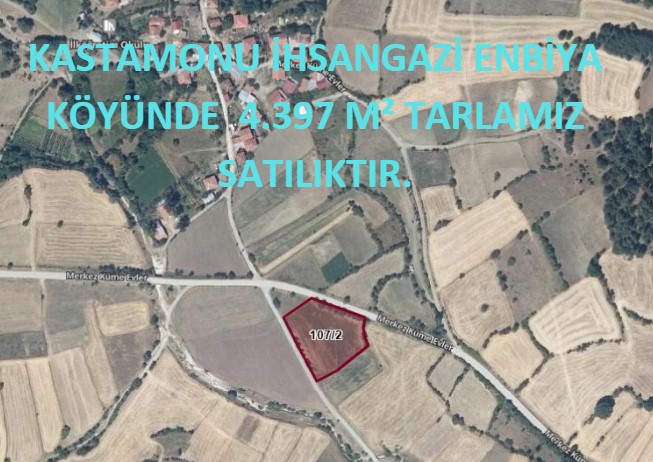 KASTAMONU İHSANGAZİ ENBİYA KÖYÜNDE  4.397 M² TARLAMIZ  SATILIKTIR. - KASTAMONU İHSANGAZİ fotoğraf 6